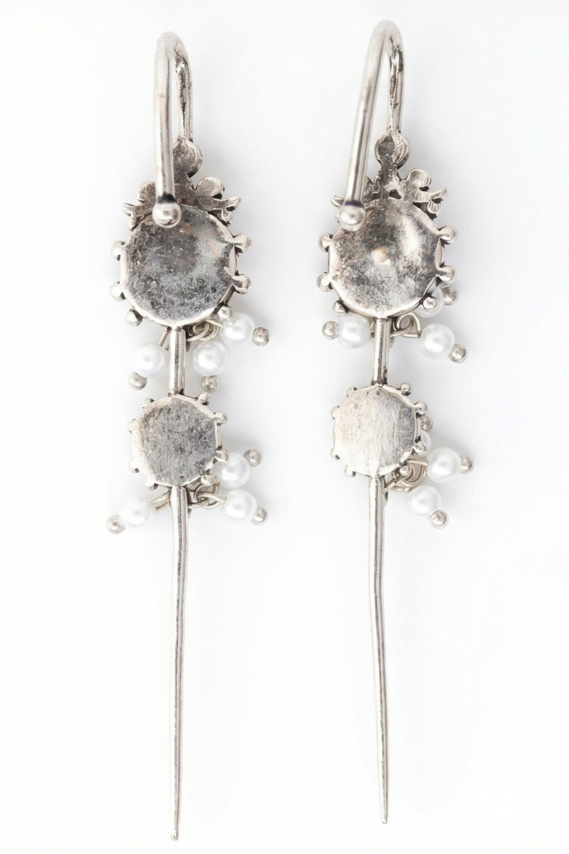 Noori Silver Earrings, , image 2